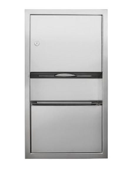 Papīra dvieļu dispensers, iebūvējams