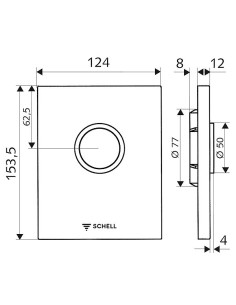 Edition urināla taustiņš, balts 2