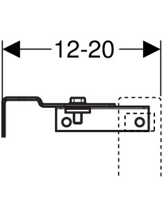 Geberit Delta stiprinājumi 2