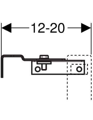 Geberit Delta stiprinājumi