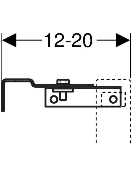 Geberit Delta stiprinājumi