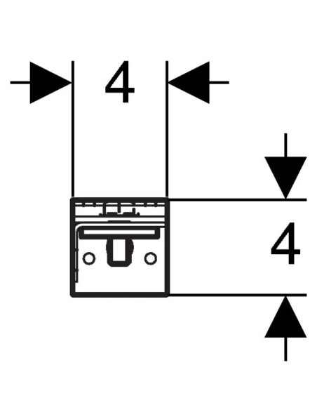 Geberit Delta stiprinājumi