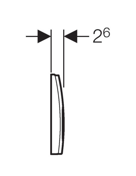 Geberit Delta 21 spiedpoga, balta