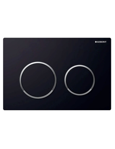 Geberit Omega20 tastatūra melns/hroms