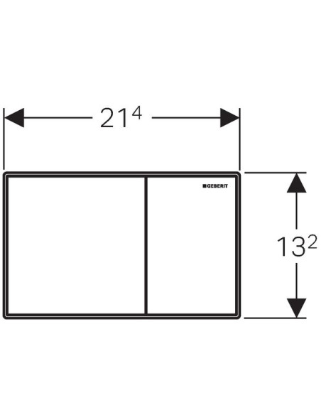 Geberit Sigma60 spiedpoga