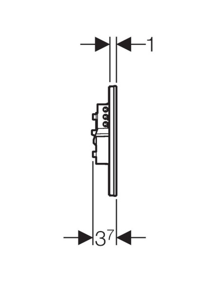 Geberit Sigma80 spiedpoga