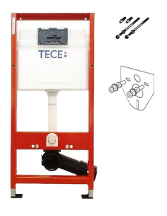 TECEbase WC rāmis ar stiprinājumu komplektu
