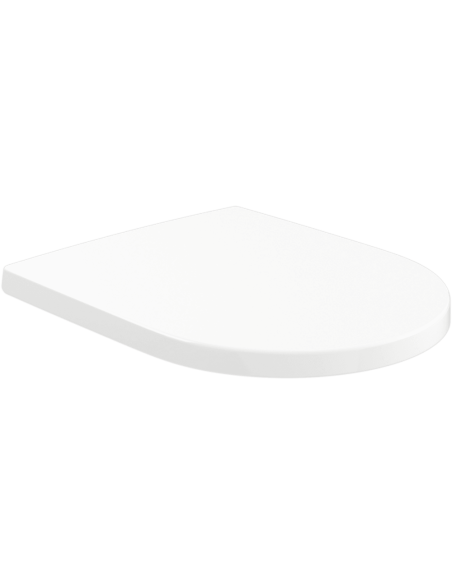 Poda sēdriņķis ar vāku Subway 2.0, Subway 3.0 Oval, QR/SC, balts