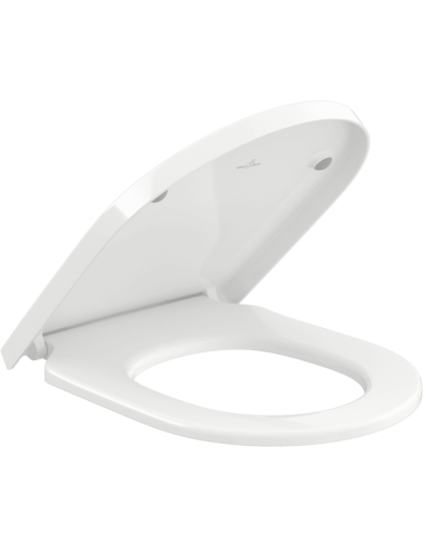 Poda sēdriņķis ar vāku Subway 2.0, Subway 3.0 Oval, QR/SC, balts