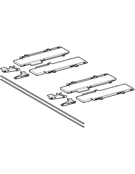 Ifö Elegant komplekts, atvilktņu piespiešanas mehānisms atvēršanai 2gab Ifö Elegant komplekts, atvilktņu piespiešanas mehānisms atvēršanai 2gab