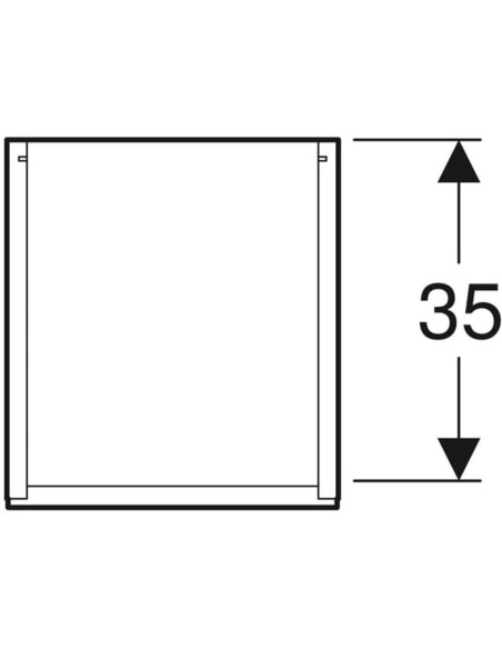 Ifö Elegant augstais skapis ar vienām durvīm, melns matēti lakots Ifö Elegant augstais skapis ar vienām durvīm, melns matēti lakots