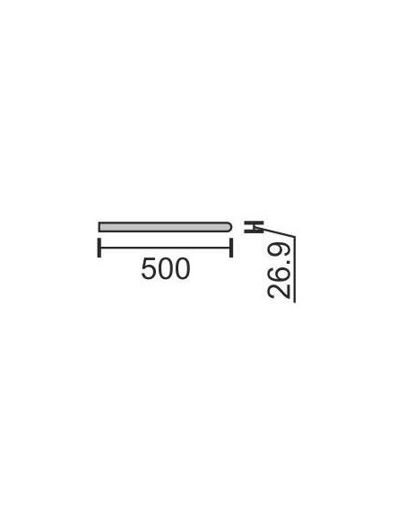 Dvieļu žāvētājs D-20 "P-veida" 500x800