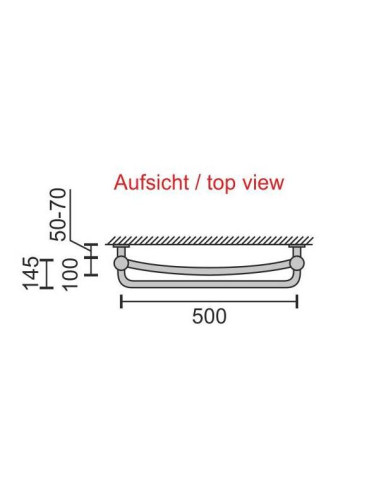 Dvieļu žāvētājs Sonāte 2+ 500x900 (9)