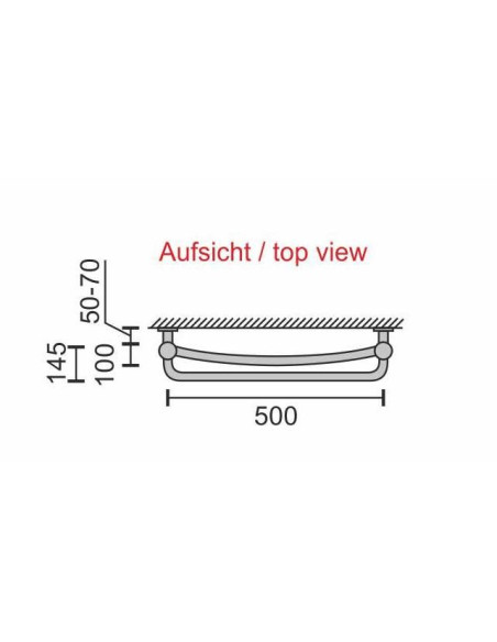 Dvieļu žāvētājs Sonāte 3+ 500x900 (9)