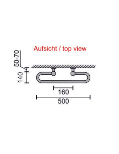 Dvieļu žāvētājs Gamma Pulēts 160x1200x500 (11) 2