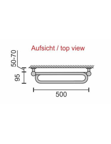 Dvieļu žāvētājs W-veida 500x1000 (3)