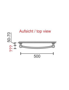 Dvieļu žāvētājs R-veida 500x1000 2
