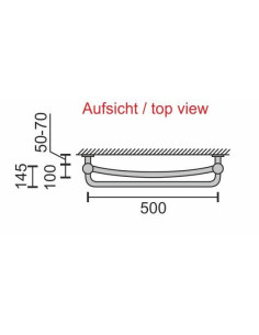Elektriskais dvieļu žāvētājs Sonate + 500x900 2