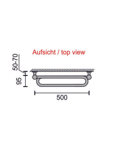 Elektriskais dvieļu žāvētājs Tango 500x1000 (3)