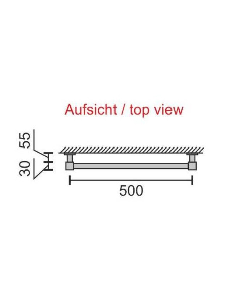 Elektriskais dvieļu žāvētājs Kantata 500x1000 (8)