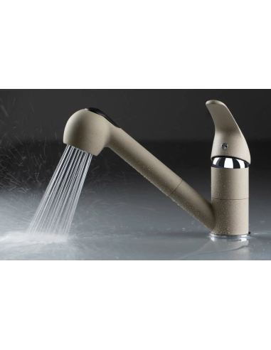 Pepe Kitchen tap, with pull-out spout - 2 stream types - 3