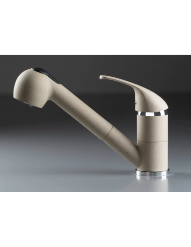 Pepe Kitchen tap, with pull-out spout - 2 stream types - 6