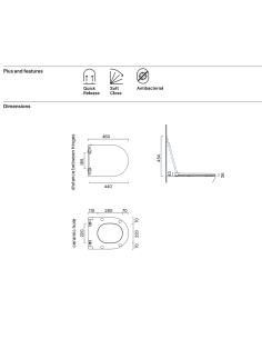 Catalano Zero/ C + Sfera Soft Close Toilet Seat - 2 2
