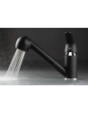 Pepe Kitchen tap, with pull-out spout - 2 stream types, black - 4