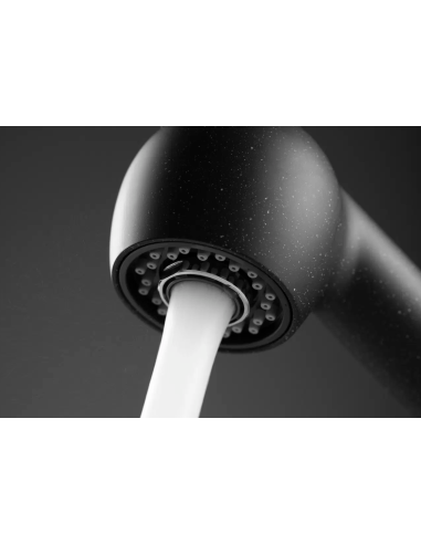 Pepe Kitchen tap, with pull-out spout - 2 stream types, black - 5