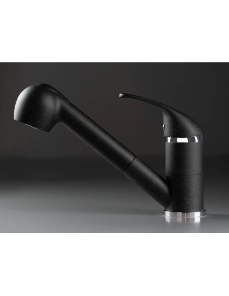 Pepe Kitchen tap, with pull-out spout - 2 stream types, black - 7 Pepe Kitchen tap, with pull-out spout - 2 stream types, black - 7