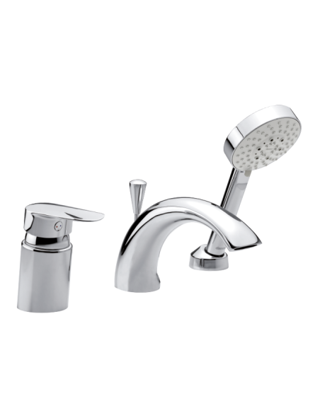 3-Hole Bath Shower Mixer chrome - 2 3-Hole Bath Shower Mixer chrome - 2