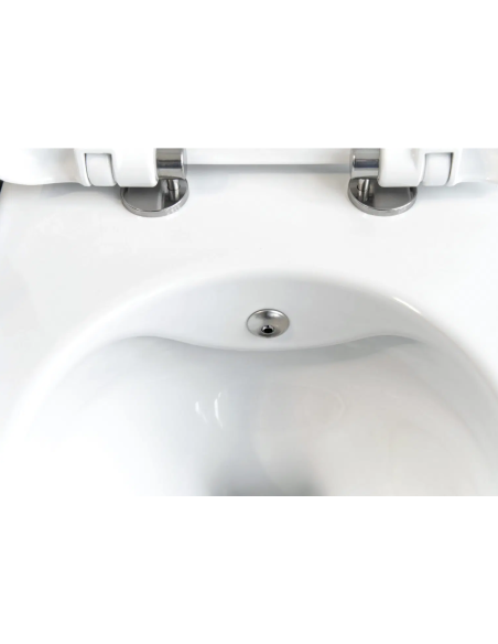 copy of rimless wall hung toilet Free with integrated bidet faucet - 1