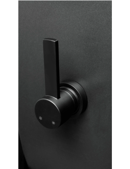 Deante Peonia wall-hung toilet with built-in bidet faucet, rimless, SC lid included, black - 3