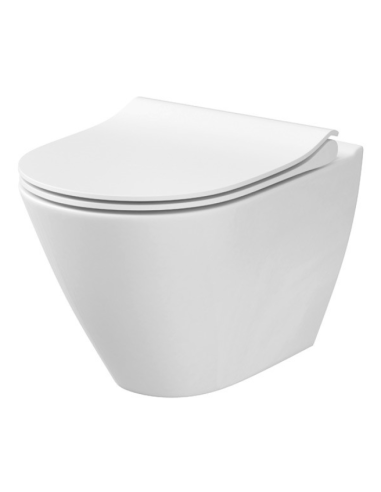 Cersanit City NEW CLEAN, ar vāku pie sienas piekarināmais pods K701-104 - 3