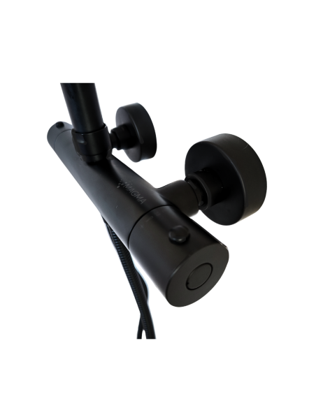 MAGMA AMATA Dušas krāns-termostats ar komplektu MG2290-M, melns matēts - 8