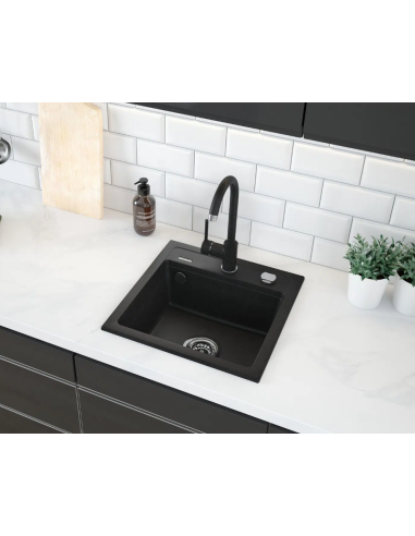 Deante kitchen sink Zorba, ZQZ_2103, black - 1