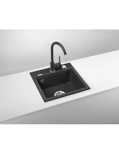 Deante kitchen sink Zorba, ZQZ_2103, black - 3