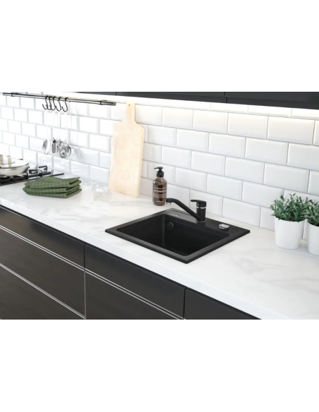 Deante kitchen sink Zorba, ZQZ_2103, black - 5 Deante kitchen sink Zorba, ZQZ_2103, black - 5