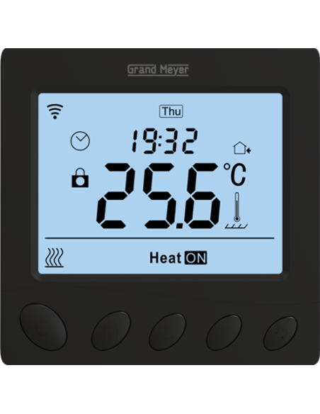 Grindų termostatas W390 su Wi-Fi - 1 Grindų termostatas W390 su Wi-Fi - 1