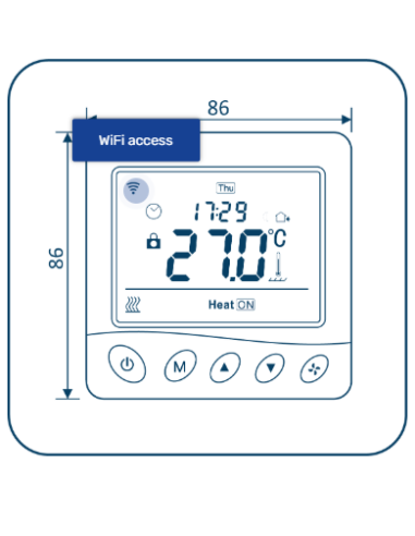 Termoregulators grīdas W390 Wi-Fi - 4