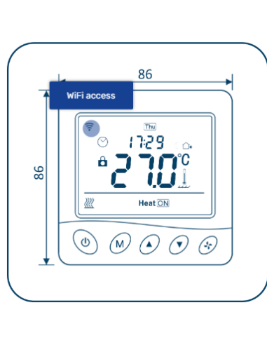 Termoregulators grīdas W350 Wi-Fi - 3
