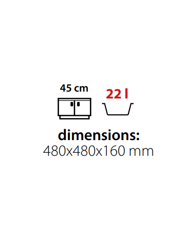 Virtuvės kriauklė Joe 110 SteelQ Satin Nerūdijančio plieno 48x48cm - 6