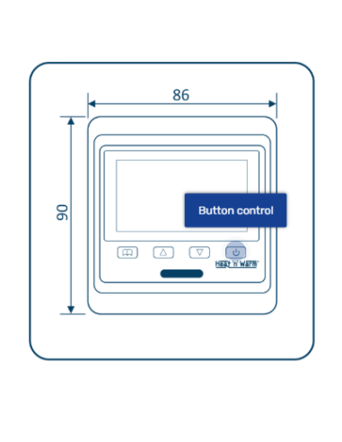 Termoregulators grīdas HW800 - 3