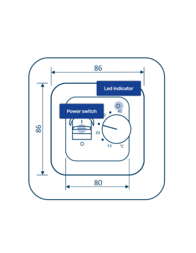 Termoregulators grīdas MST-1 - 2