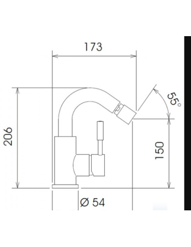 La Torre Newtech Bidē krāns 12611 c - 2