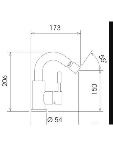 La Torre Newtech Bidē krāns 12611 c - 2
