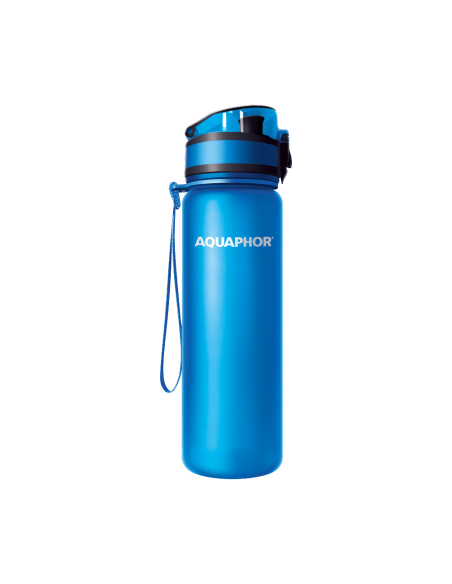 Aquaphor filtra ūdens pudele City (zila) 0.5 l.