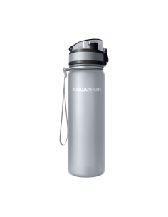 Aquaphor filtra ūdens pudele City (pelēka) 0.5 l.
