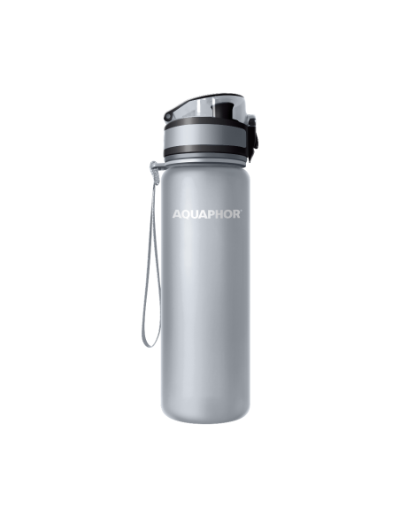 Aquaphor filtra ūdens pudele City (pelēka) 0.5 l. Aquaphor filtra ūdens pudele City (pelēka) 0.5 l.