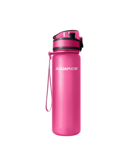 Aquaphor filtra ūdens pudele City (ciklamena) 0.5 l.